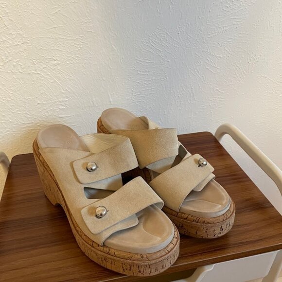 Rag and Bone Cork and Suede Wedges size 39 - Picture 4 of 5